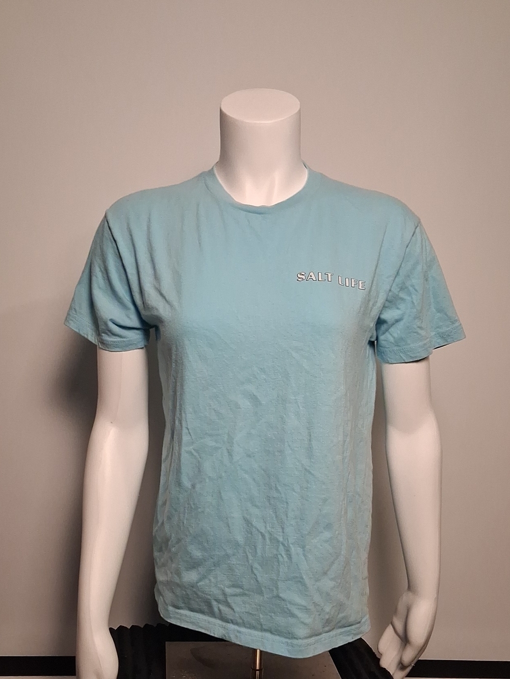 Salt Life Men’s Sky Blue Short Sleeve Logo Tee